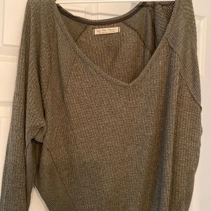Free people. We The Free green sweater